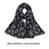 Breathable Floral Printed Scarf Soft Muslim Scarf Fashion Hijab Shawl  Muslim Women