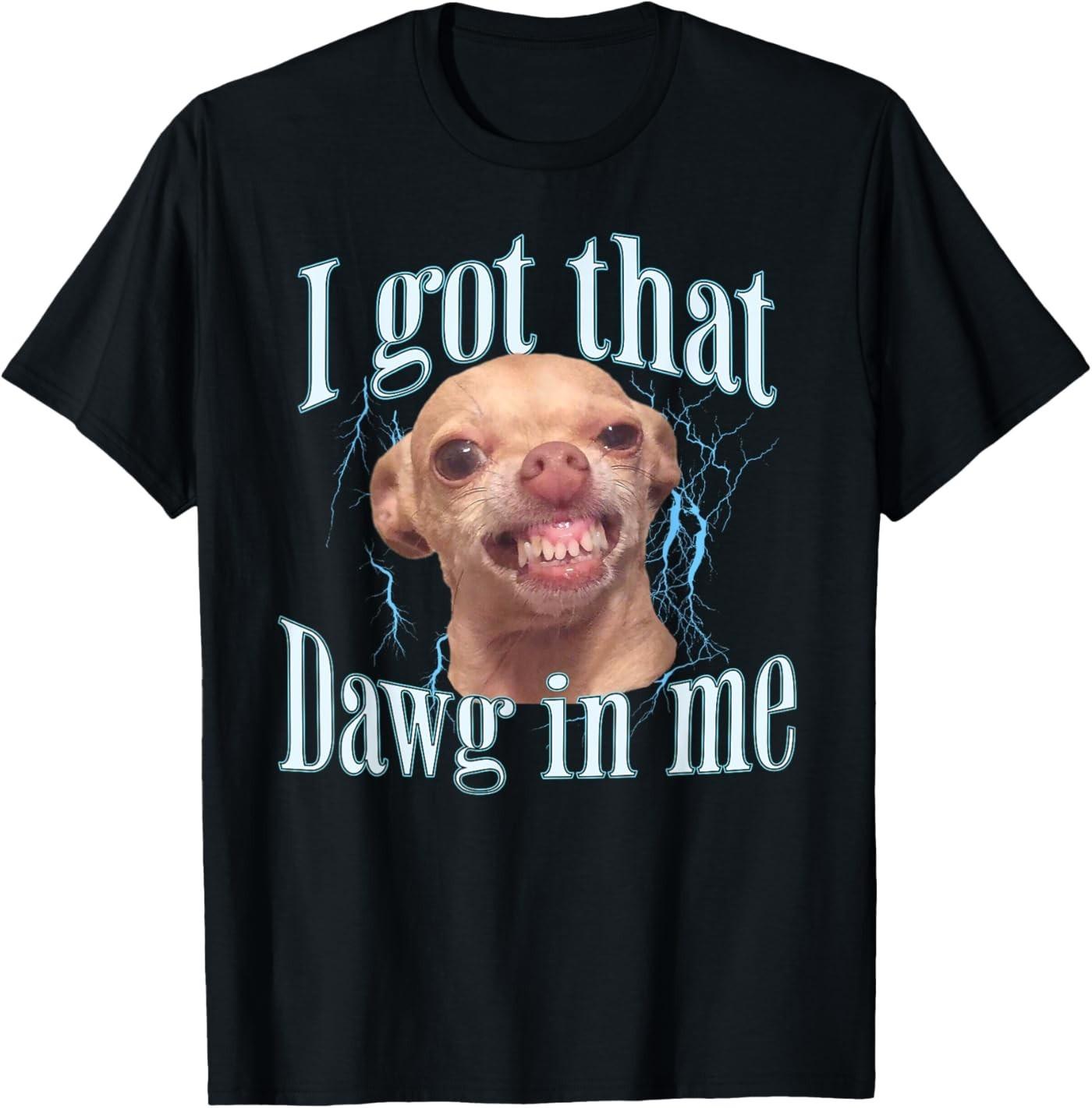 Chihuahua Funny Meme T-Shirt S разноцветный
