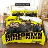 Trend Brooklyn Nine-Nine Bedding Set Single Twin Full Queen King Size Bed Set Adult Kid Bedroom Duvetcover Sets Anime Bed