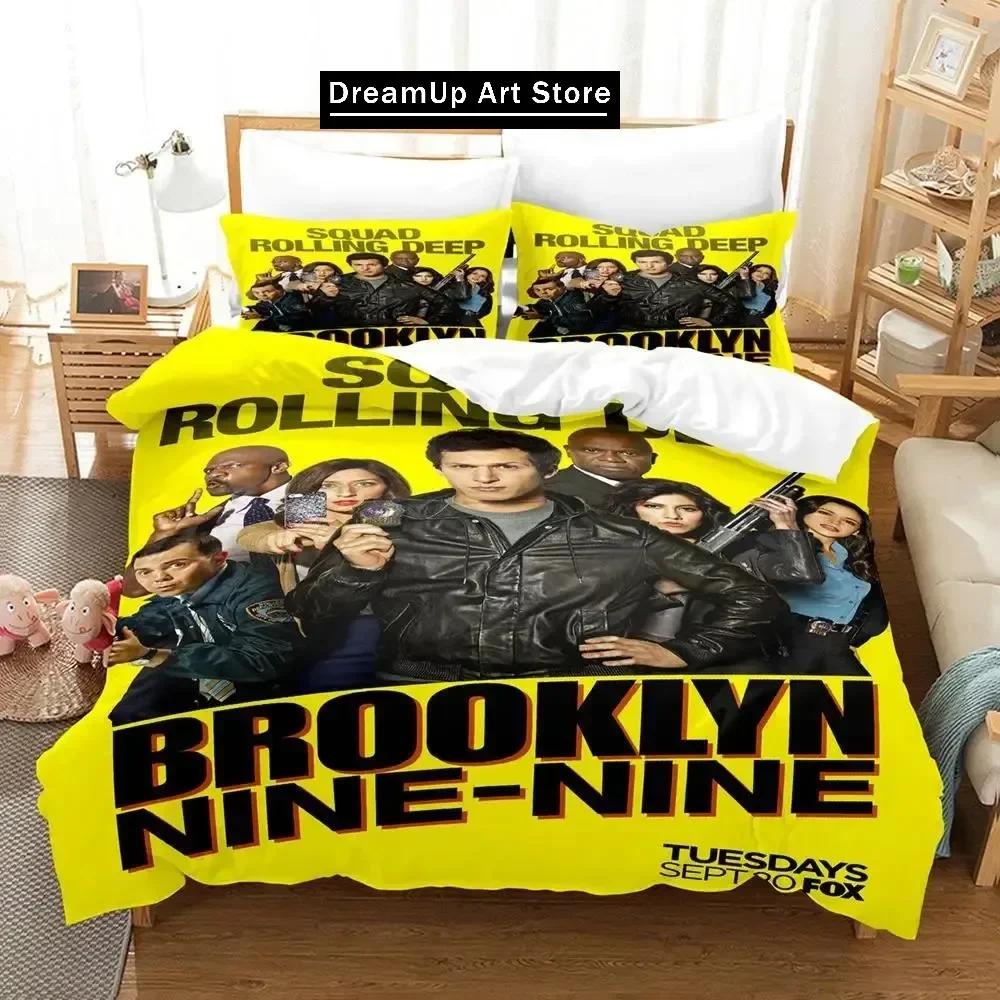 Trend Brooklyn Nine-Nine Bedding Set Single Twin Full Queen King Size Bed Set Adult Kid Bedroom Duvetcover Sets Anime Bed