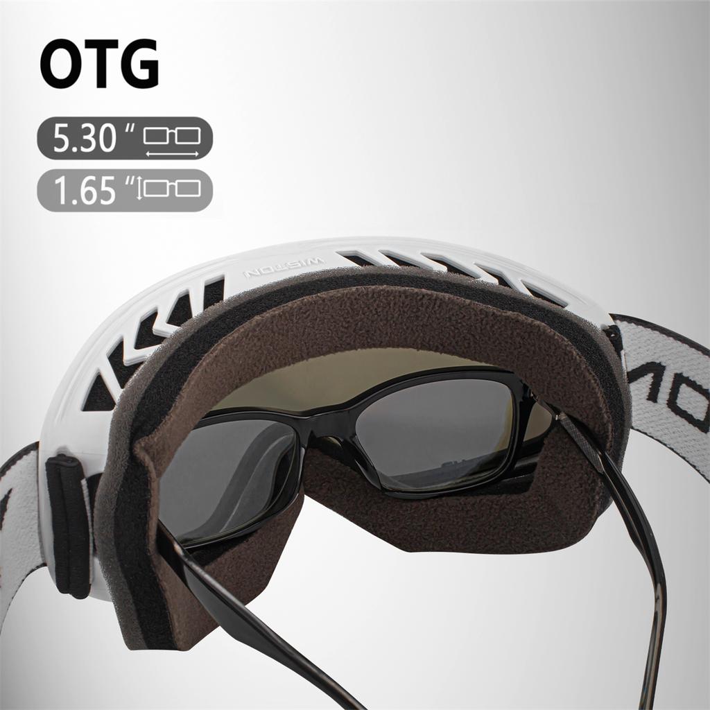 New Brand Ski Goggles Double Layer Lens Anti Fog UV400 Protection Snow Glasses for Men Women Skiing
