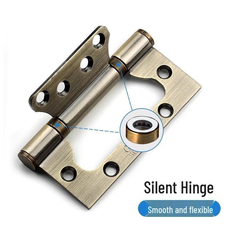 Stainless Steel Thickened Silent Foldable Door Hinge 4-5 Inches, Mother-Child Style