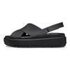 Crocs Brooklyn Luxe Cross Strap 'Black' Women's 209407-060