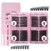 504 Clusters Of Single-Cluster False Eyelashes 8-16Mmdiy Natural Dense D-Curve Self-Grafting