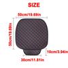 SEAMETAL 1pc Car Front Seat Cover PU Leather Universal Vehicle Seat Cushion with Storage Pocket Anti Slip Front Chair Protector