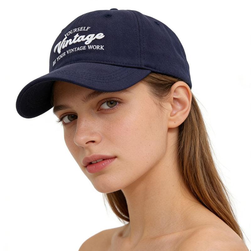 Fashion 3D Letter Embroidery Baseball Cap, Flattering For The Face, Versatile Korean-Style Dad Hat For Men And Women