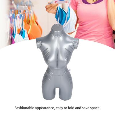Aufblasbare Schaufensterpuppen für Damen Aufblasbare Schaufensterpuppen Modell Oberkörper Kleidung Schaufensterständer für Bekleidungsauslage