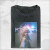 Vintage Wash Runaway Doll Night Scene T-Shirt, Moody Y2K Statement Top, Gift For Her Women and Man T-Shirt Washed T-shirt