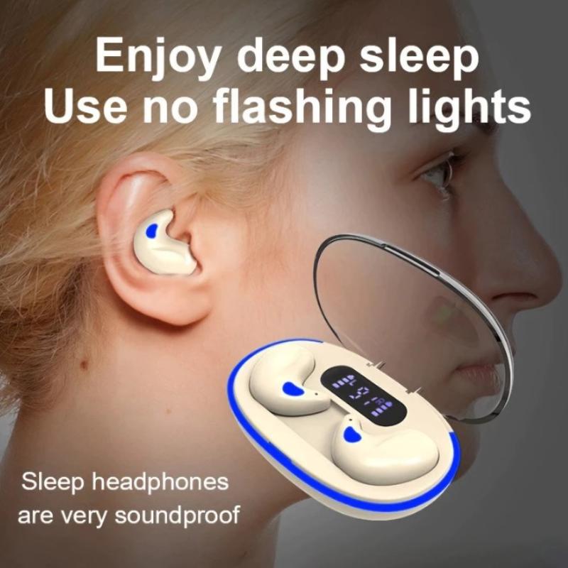 Mini Wireless Bluetooth Earphones With Free Freebie Bt5.3 Sleeping Earbuds Stereo Sport Headset