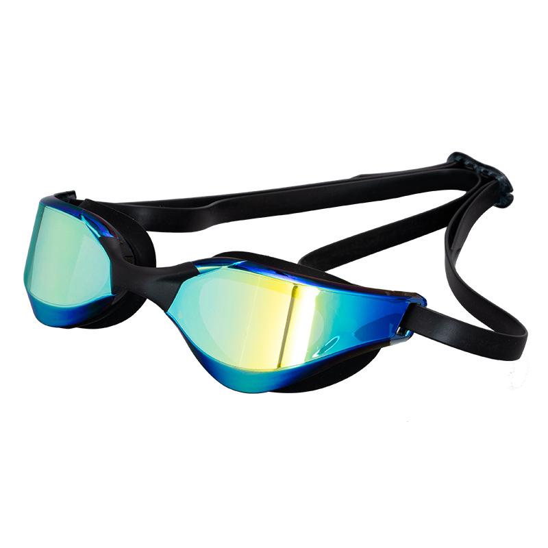 Swim Glasses Mirrored Anti Fog Waterproof Training Racing Swimming Goggles