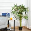 Artificial Bamboo In Pot, Fake Plant Decoration for Indoor and Outdoor, Height 120cm, Green
