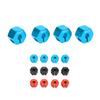 Hex Wheel Hub Adapter 8MM Thickness Aluminum Alloy Long Lasting 4.0mm Hole for SCX10 CC01 WRAITH 900