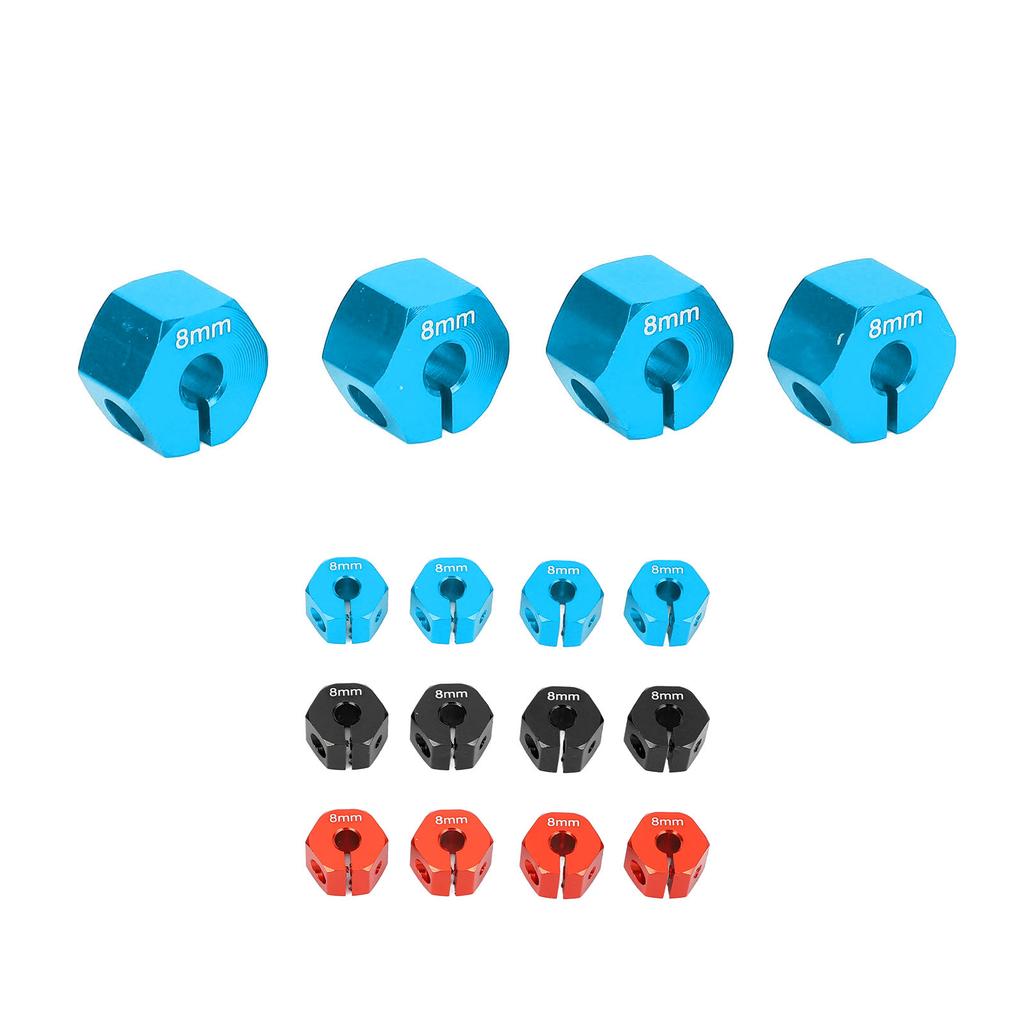 Hex Wheel Hub Adapter 8MM Thickness Aluminum Alloy Long Lasting 4.0mm Hole for SCX10 CC01 WRAITH 900