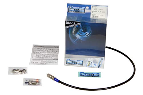 

SWAGE LINE ZEAL 91-92 STFB252 HTRC9 Front Brake Hose Kit, Stainless Steel, Black Smoke Hose ZEAL 91-92