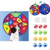 Large Double-sided Target For Cross-border Children's Dartboard Set Indoor Parent-child Game Toy With Sticky Balls