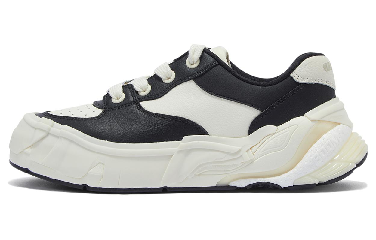 Li Ning Wuji BR Удобные Нескользящие Износостойкие Низкие Кеды для Скейтборда Женские Черно-белые AZGT084-3 37