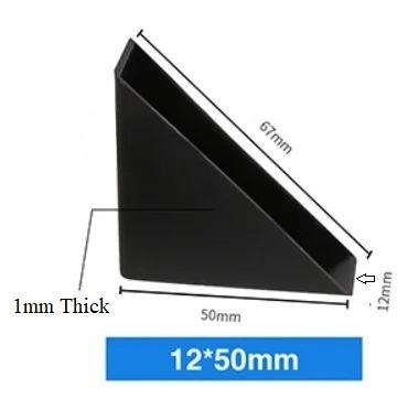 200Pcs Black Plastic Shape Triple Cornered Tile Marble Granite Slab Sheet Panel Glass Corner Protector Cushion Packing