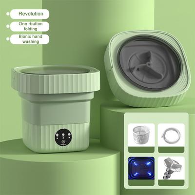Zusammenklappbare Waschmaschine, kompakte Größe, geräuscharm, energiesparend, Socken, Babykleidung, Mini-Waschmaschine, Badezimmerzubehör