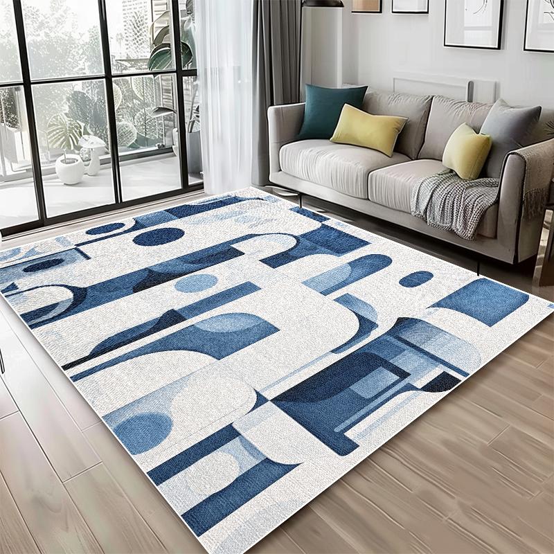 Modern Luxury Geometric Carpet Living Room Abstract Bedroom Decoration Sofa Non-slip Rug Office Balcony Coffee Tables Floor Mat
