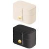 Travel Jewelry Organizer Case for Women Miniature Rings and Earring Storage Box Small PU Leather Jewellery Container
