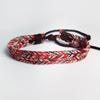 Handgefertigtes fünf-farbiges gewebtes Armband: Original japanisches trendiges Modeaccessoire