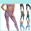 Schickes Damen Ärmelloses Yoga-Set mit gepolstertem BH und elastischen High-Waist Leggings
