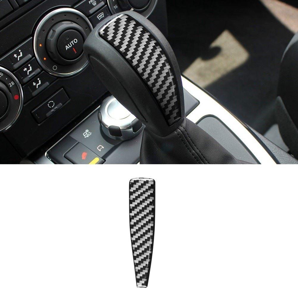 Gear Knob Head Cover Decorative Trim Stickers Carbon Fiber for Freelander