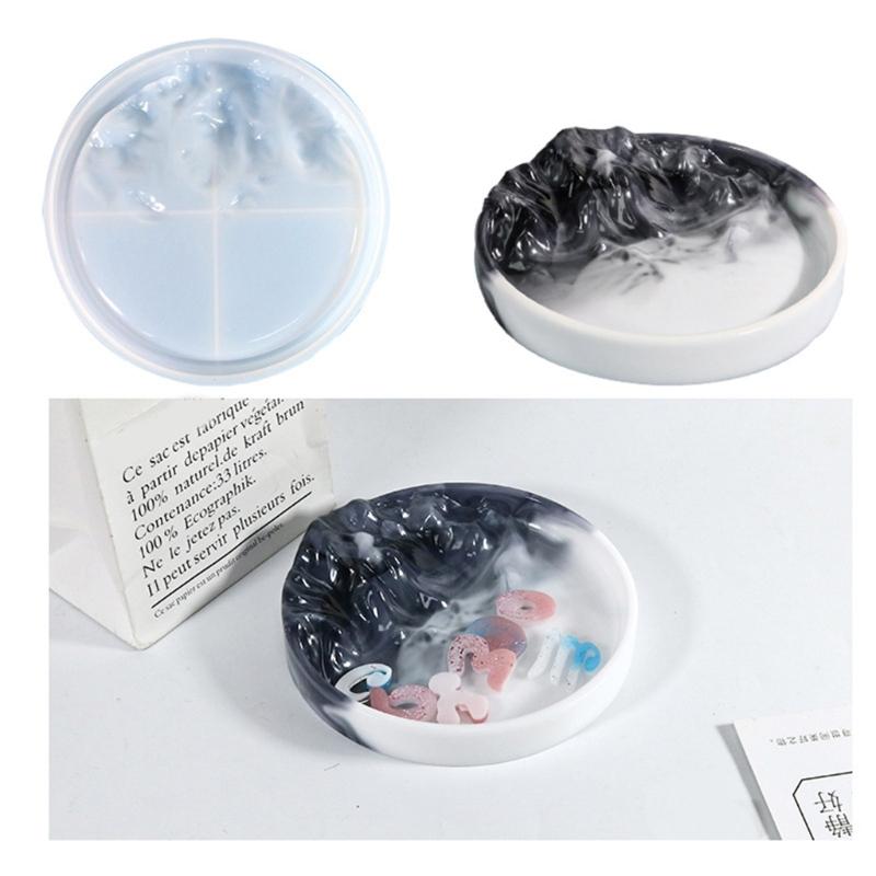 Dish Resin Mold,Silicone Jewelry Tray Mold,Storage Container Epoxy Casting Molds for Ring-Holder,Soap Dish,Candle Holder