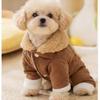 Winter Cotton Four-Legged Clothes for Small Dogs: Suitable for Bichon, Teddy, Schnauzer, and Pomeranian Breeds