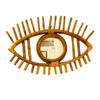 Eco Decx Handcrafted Rattan Eye Shape Wall Mirror, Boho Wooden Hanging Mirror for Bedroom, Entryway & Living Room Decor, 38  x  3  x  38 cm