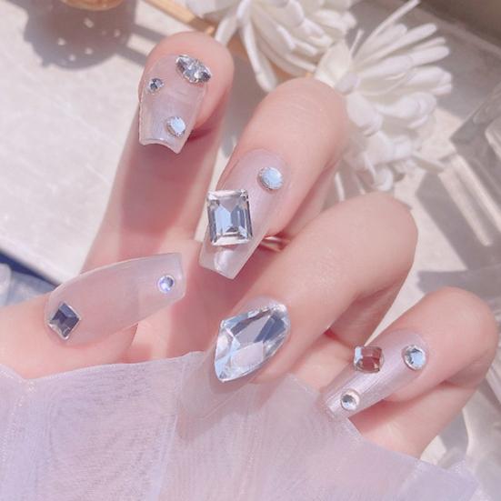 Stylové kamínky na nehty Vynikající pryskyřice DIY