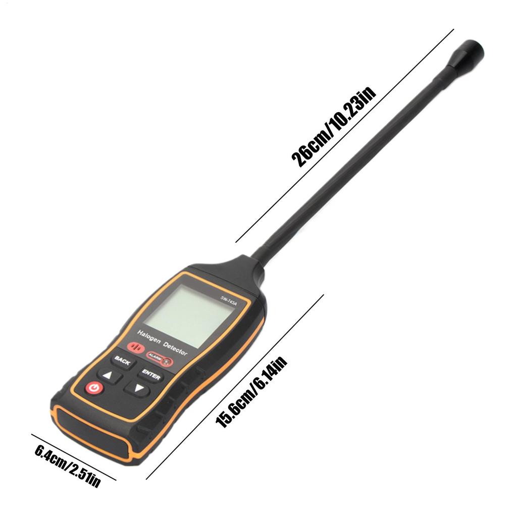 0~1000PPM Freon Leak Detector Quick Response Sensitive R22 R410A R134A R1234YF Refrigerant Gas HVAC Air Conditioner Tester