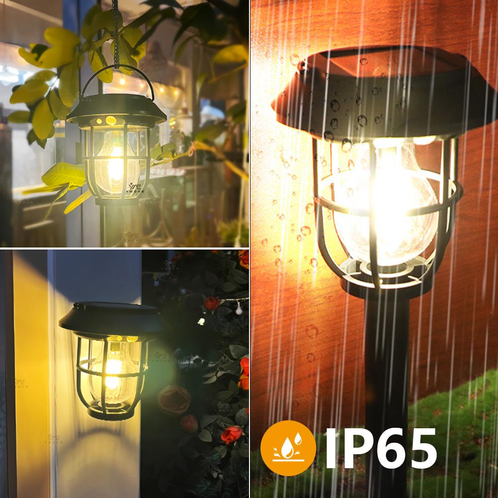 Solar Camping Light IP65 Waterproof Outdoor Light 360° Hanging Light IR Sensor LED Tent Lamp Portable Durable Camping lantern