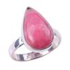 Natural Rhodochrosite Gemstone Handmade 925 Solid Sterling Silver Ring S.7 K7g00