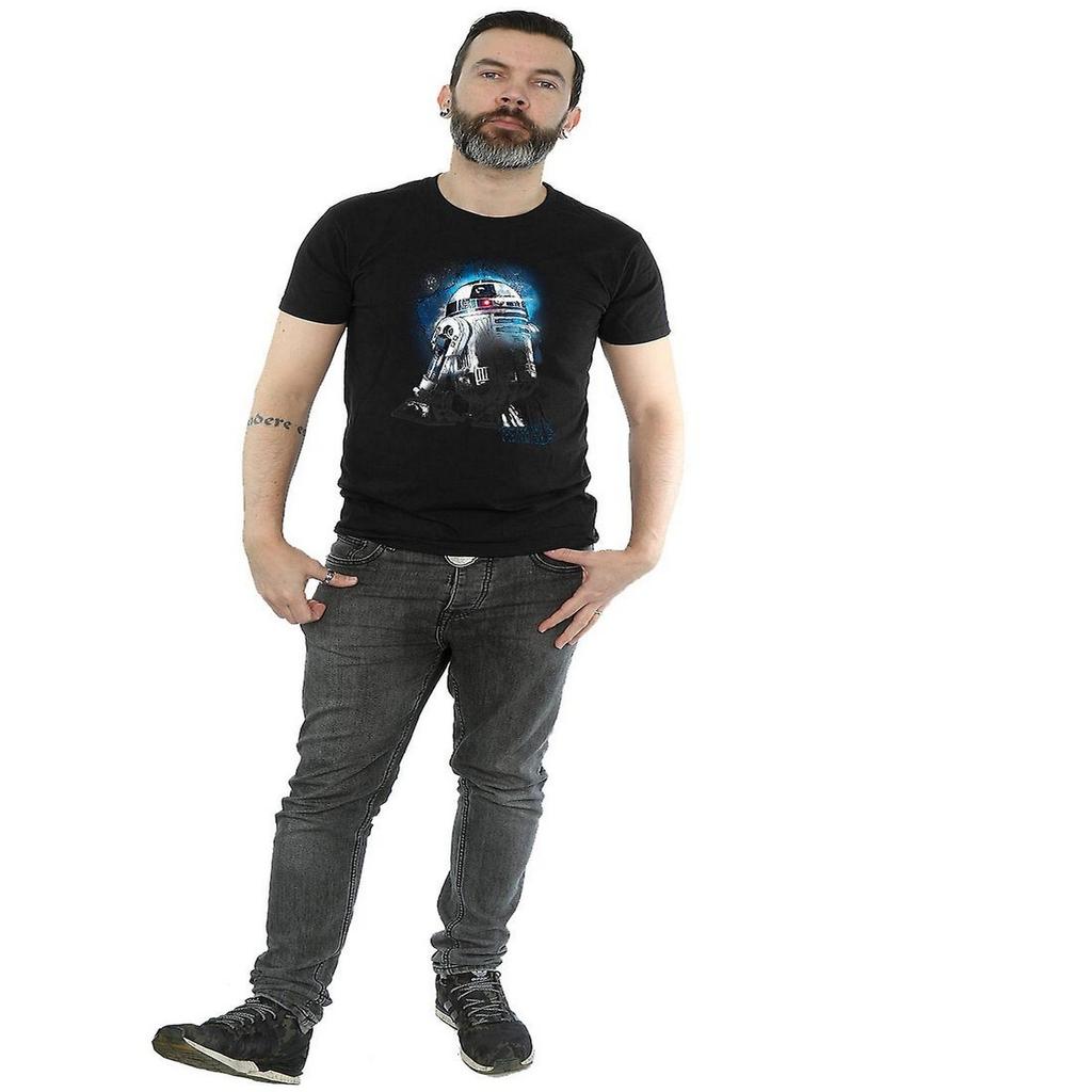 Star Wars: The Last Jedi Mens R2-D2 Brushed Cotton T-Shirt