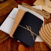 10Pcs Folding Kraft Paper Blank Cards with Rope Gift Blessing Card for Christmas Wedding Birthday Invitation Card Decoration