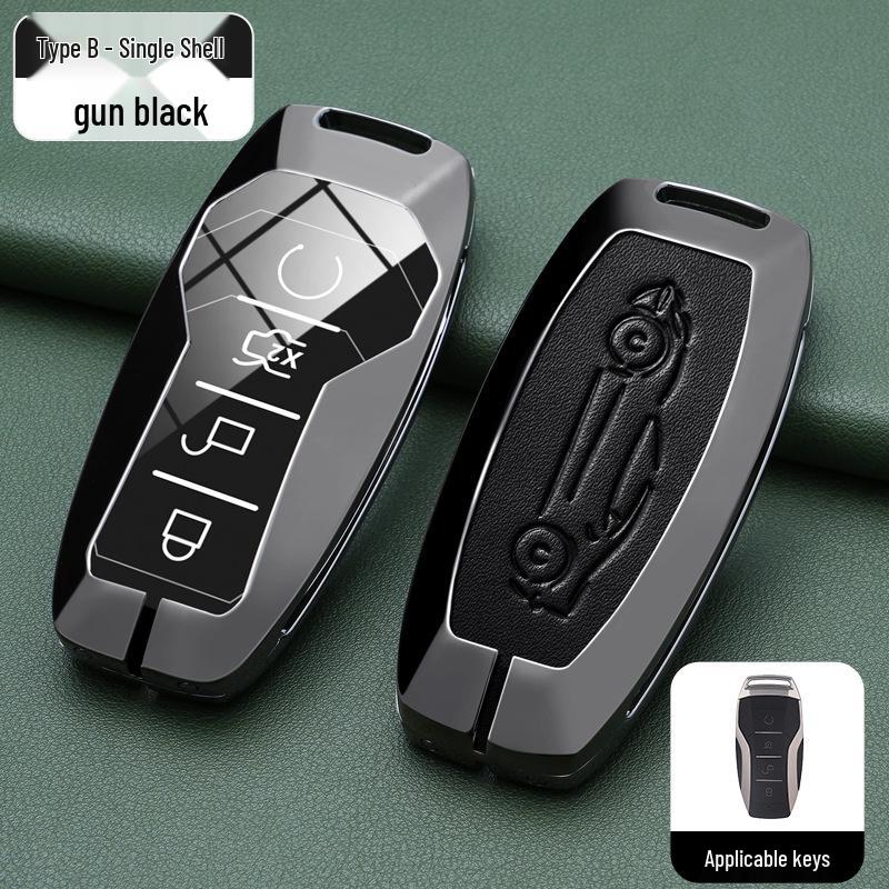 BYD Han, Tang DM, Qin PLUS, Song Pro/Max, Yuan Car Metal Key Case (2021 Model)