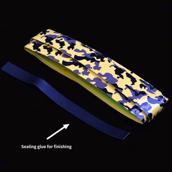 Fita para Cabo de Vara 1,5m Amplamente Utilizada Camuflagem Absorvente de Suor Aparência Personalizada Aperto Enrolamento