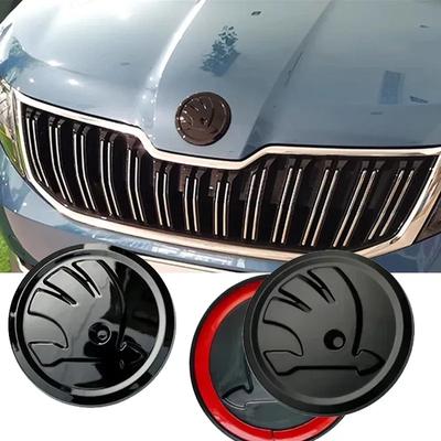 ABS Bilens Främre Motorhuvskåpa för SKODA Superb Karoq Kamiq Octavia Rapid Spaceback Rapid Kodiaq Emblemklistermärke Dekal Tillbehör