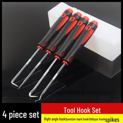 Ensemble d'outils 4 pièces durables pour la réparation automobile, crochet et extracteur de joint d'huile