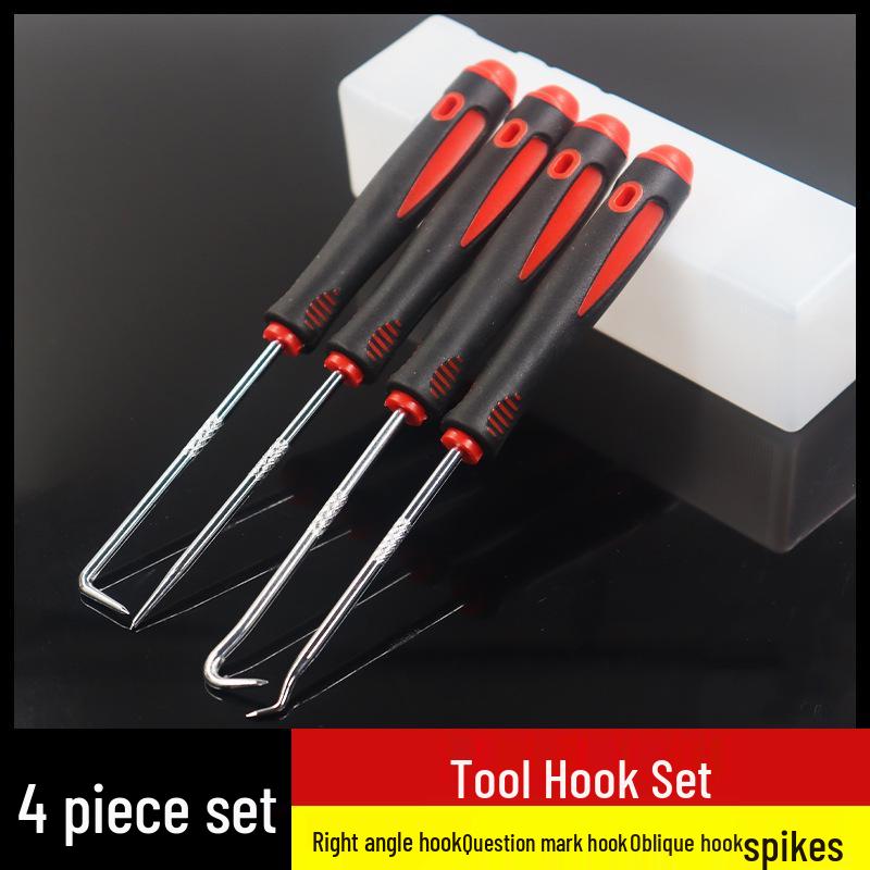 4-Piece Durable Auto Repair Oil Seal Hook and Puller Tool Set