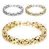 European & American 8MM Double Layer Titanium Steel Retro Chain Bracelet - Stainless Steel Fashion Accessory
