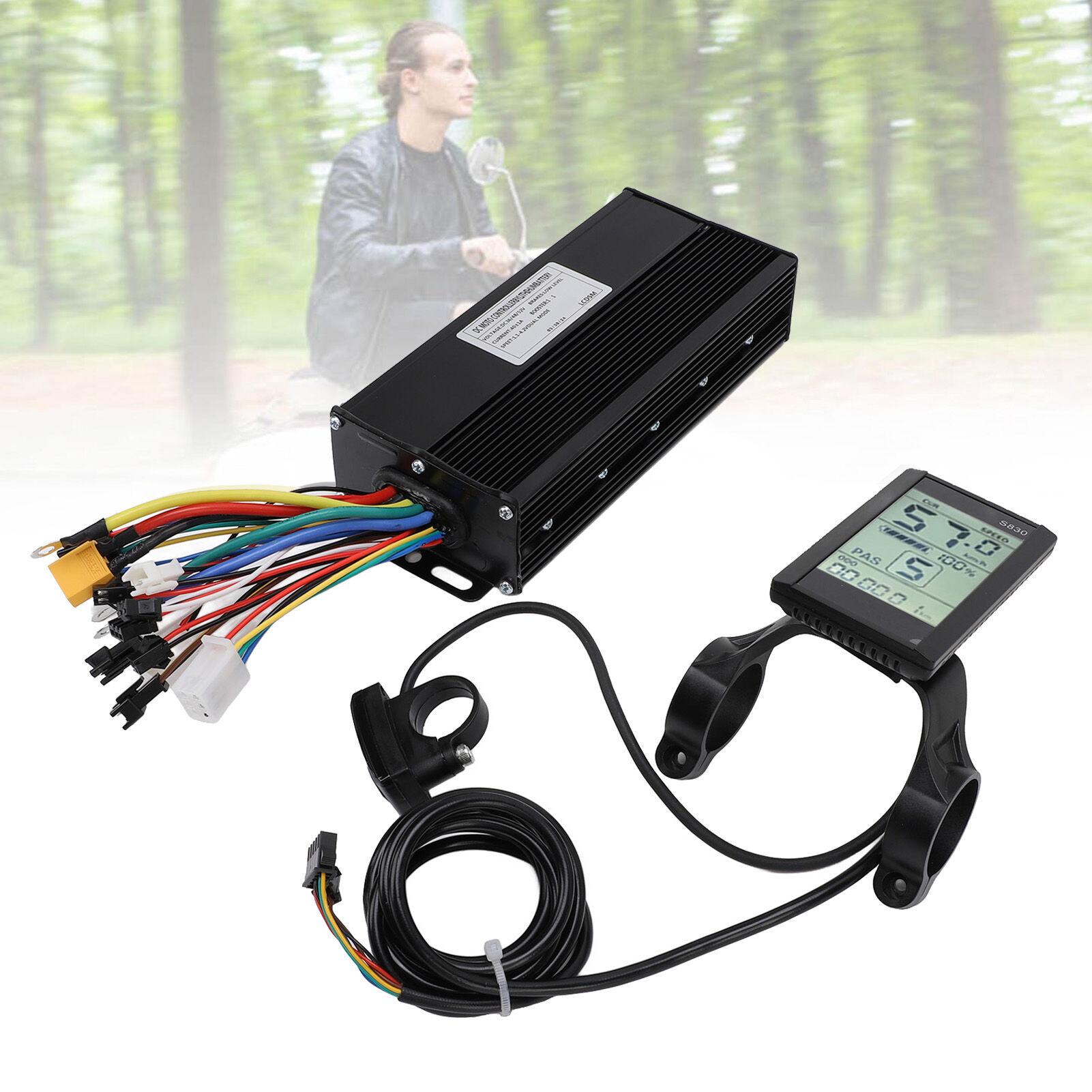 

40A 3 Mode Sinewave Controller S830 Display Screen Electric Cycle Controller Kit for 36V 48V 52V 1500W 2000W Brushless Motor