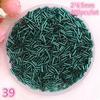New 2*6.5mm 400pcs/lot Czech Cylindrical Glass Bugle Beads European Seed Long Tube Two Hole Loose Beads for Jewelry Making