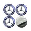 56mm Car Wheel Center Hub Cap Rim Cover Emblem Stickers For Mercedes Benz S320 W164 W203 W204 W168 C180 E320 Car Accessories CL1