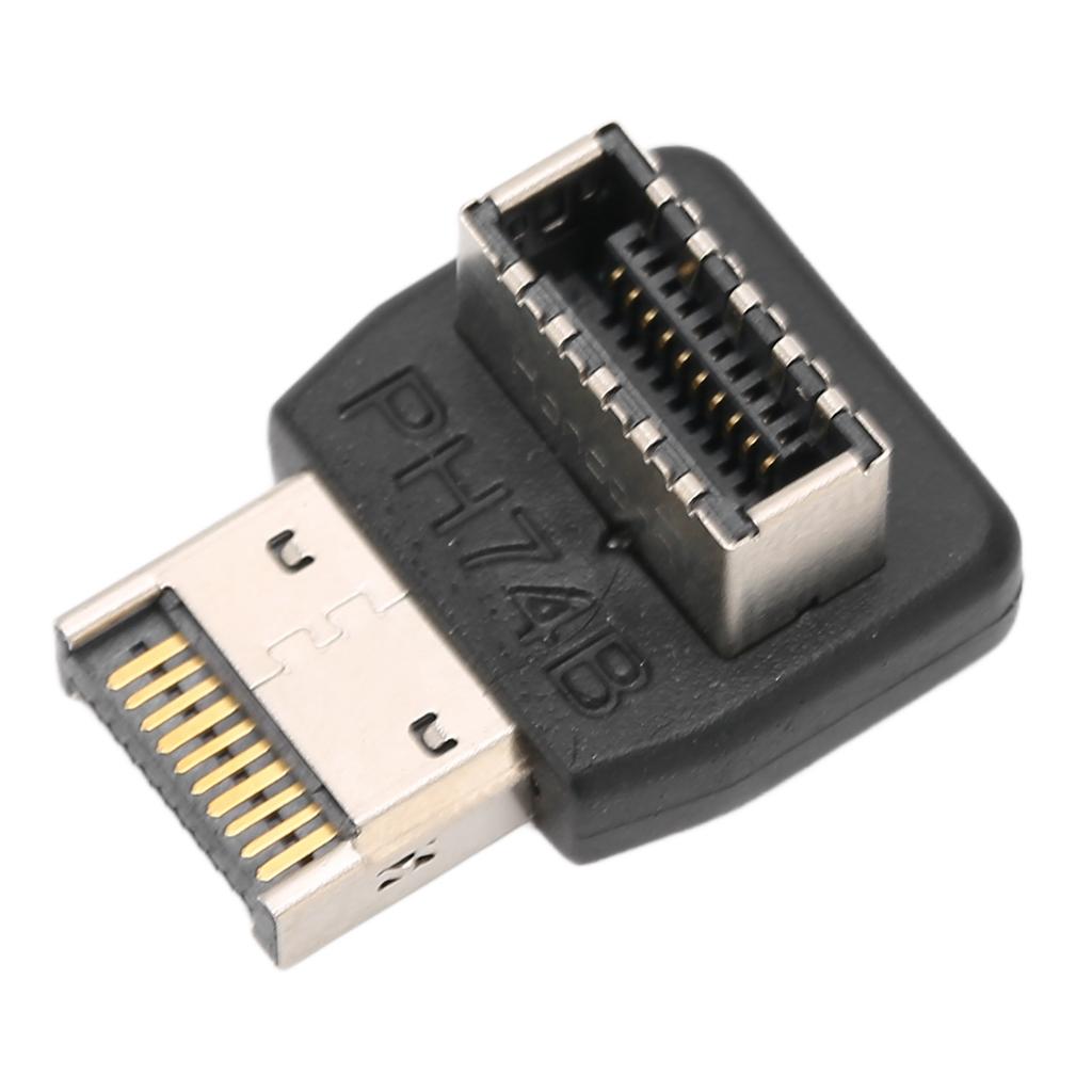 Adapter USB3.1 TYP E Płyta główna komputera Adapter USB3.1 TYP E Kolanko kierunkowe 90 stopni(PH74B )