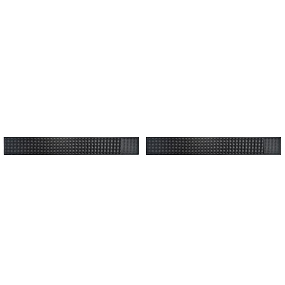 Bar Mat Rubber Coffee Bar Mats Anti-slip PVC Cup Mat Waterproof Heat Resistant Drain Mat for Bar Cafe Barista Cocktail Bartender Cup Holders 5