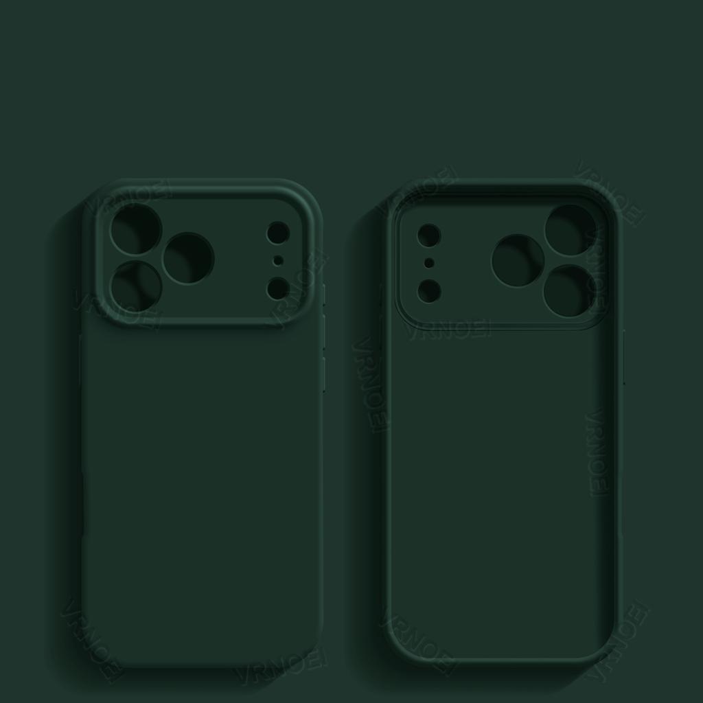Silicone Feel Lens Protection Case For iPhone 17 14 12 11 13 15 16 Pro Max 16 15 14 Plus 16 E Air Shockproof Cover Accessories