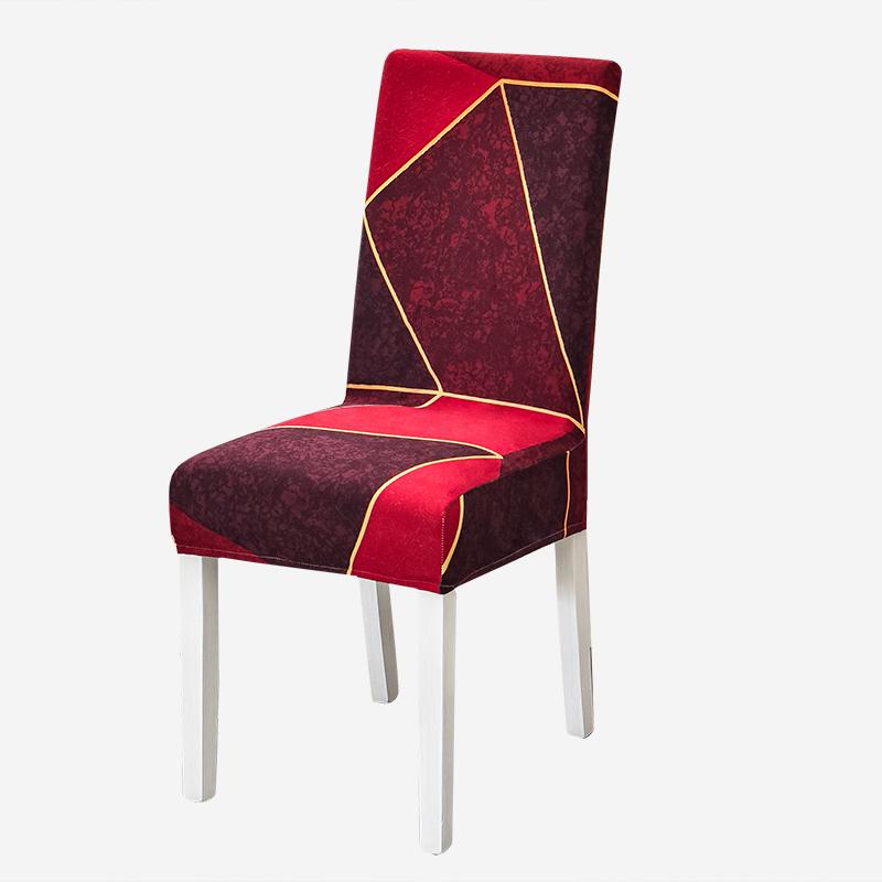 Dining Chair Cover Elastic Seat Slipcover Stretch Chair Covers For Wedding El Banquet Dining Room Office Anti-Dirty Removable