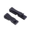 10Pcs/Pack Quick Slip Keeper Buckle End Clip Slider Black For Camping Hiking Backpack Adjusting Strap Webbing 20-51Mm